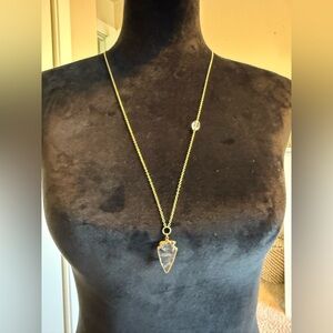 NASHELLE Gold Arrowhead Pendant Necklace ✨